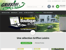 Tablet Screenshot of griffon-loisirs.com